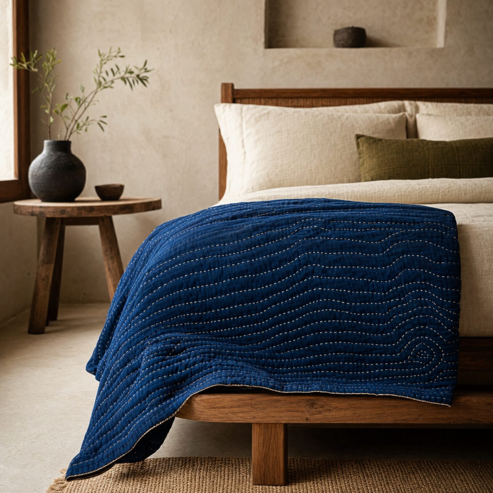 Quilt artesanal Volcán